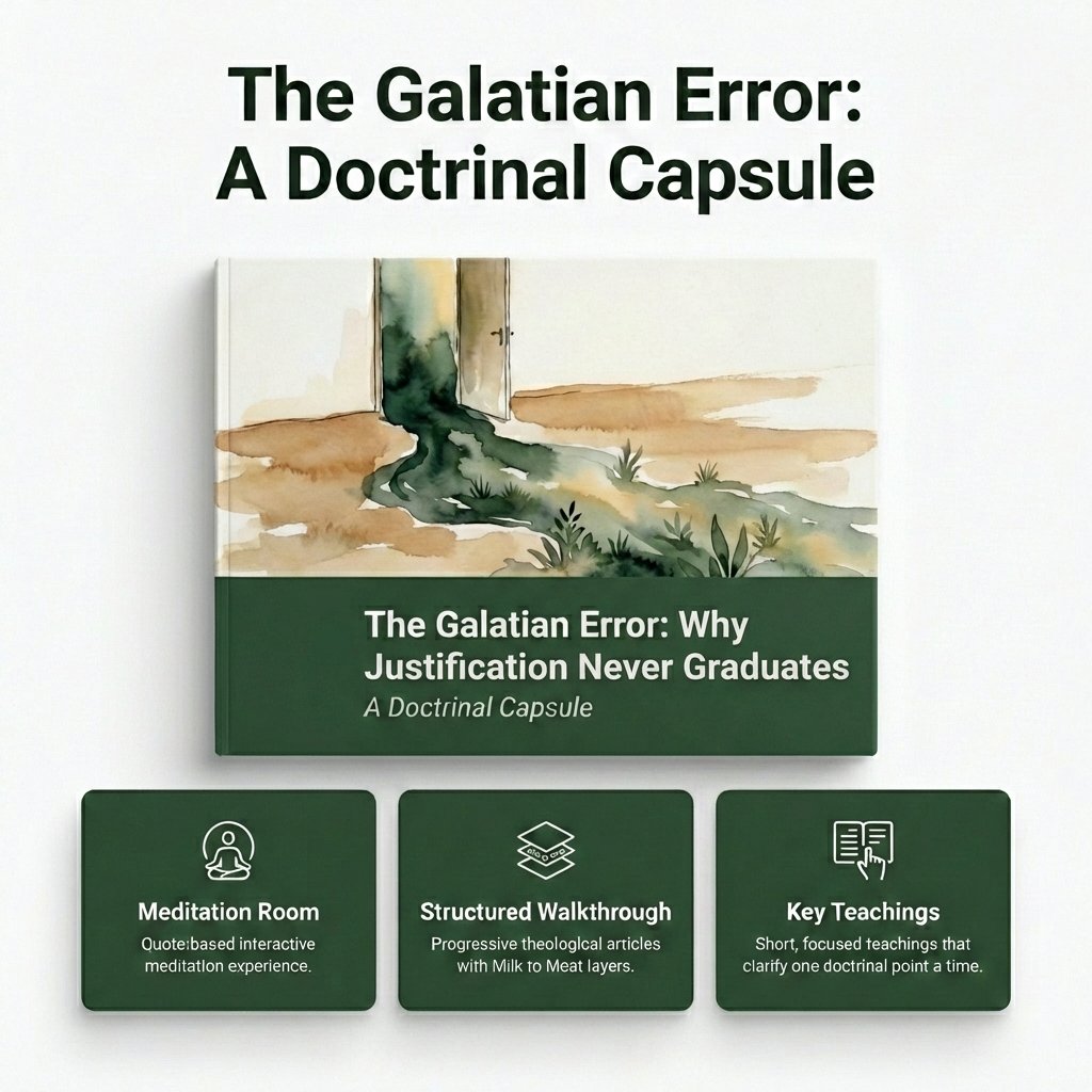 The Galatian Error: A Doctrinal Capsule
